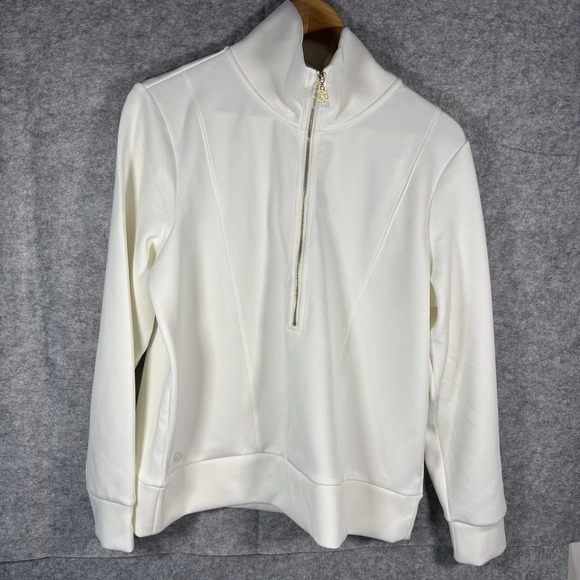 Lilly Pulitzer Tops - NWT $138 Lilly Pulitzer UPF 50+ Pullover, Coconut White Size LARGE